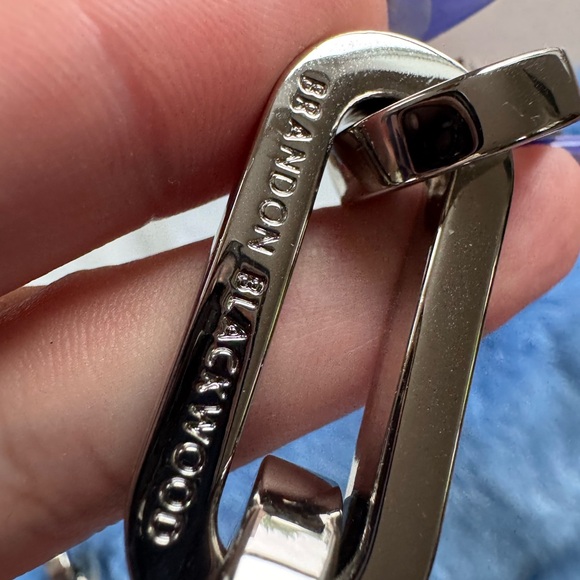 Brandon Blackwood Blue Mink Lisa Shoulder Bag - Picture 3 of 7